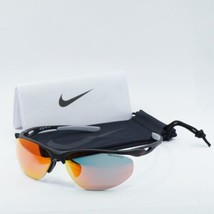 NIKE AERIAL M DZ7354 011 Black/Red Mirror 69-07-135 Sunglasses New Authentic - £41.97 GBP