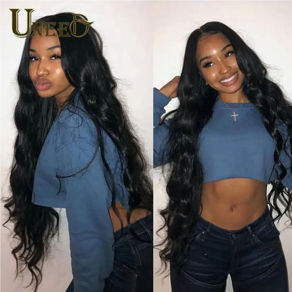 Uneed Peruvian Body Wave Bundles Hair Extensions100% Remy Human Hair Weave - £14.47 GBP+