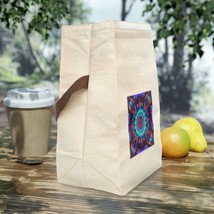 Canvas &quot;Color Psyche&quot; Lunch Bag With Strap - £19.52 GBP