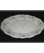 Blue Garland Bavaria Johann Haviland 13&quot; Oval Serving Platter Germany Si... - $45.03 CAD