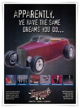 Lokar Auto Accessories 1932 Ford Roadster Vintage 2000 Full Page Magazin... - $7.76