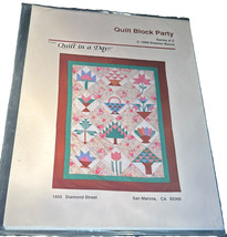 Quilt Block Party Quilter&#39;s Year Series # 2 Quilt in a Day Eleanor Burns Book - £8.66 GBP