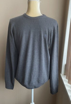 NWT Roberto Cavalli Gray CrewNeck Wool/Cashmere Pullover Sweater Sz M Logo - £70.81 GBP