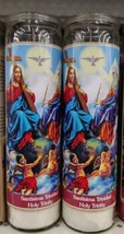 2X SANTISIMA TRINIDAD / HOLY TRINITY CANDLES - 2 VELADORAS - ENVIO GRATIS  - £15.93 GBP