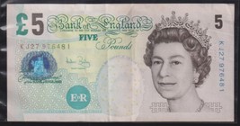 Gbr England Qeii 5 &amp; 10 Five And Ten Pound Crisp High Grade Notes! - £22.03 GBP