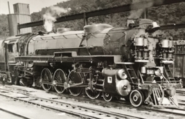 RPPC Chesapeake &amp; Ohio Railway Railroad C&amp;O CO #548 4-8-2 Locomotive Postcard - $23.21