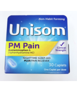 1 Box Unisom PM Pain Nightime Sleep Aid Pain Reliever 30 Caplets 4/2027 - $29.99