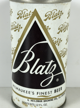 Blatz Beer Can Vintage Original Steel 12 FL OZ Milwaukee's Finest - $7.59