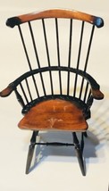 Vintage, Handcrafted, Large 14  x 9  x 6 Inch Dolls Wooden Windsor Chair - £27.69 GBP