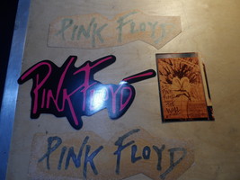 PINK FLOYD Vintage 2 Stencils + Sticker 1979 NY times Add Roger Waters G... - £15.80 GBP