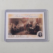 2006 Topps Declaration of Independence John Hart #JHA Rare Trading Card - $9.97
