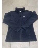 Columbia XL0668 Womens Large Black Full Zip Fleece Jacket - $22.18 CAD