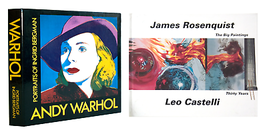 Bundle- 2 Assorted Various Artists Andy Warhol and Tom Wesselmann Books - £208.21 GBP