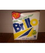NOS Vintage 18 Pack Brillo Lemon Fresh Brillo Steel Wool Soap Pads - $13.51 CAD