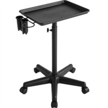 Professional Mobile Aluminum Salon Spa Utility Tray Cart Trolley Hair Instrument - £95.91 GBP