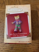 Hallmark &quot;My Fifth Christmas Ornament&quot; Handing Ornament-Rare-SHIPS N 24 ... - £33.01 GBP