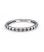 Pandora S 925 ALE Sterling Silver CZ ME Pyramids Ring Size 8.5 - $61.12 CAD