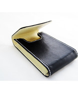 New Black Leather Business Card Holder Id Credit Case Wallet Pocket Bag ... - £14.25 GBP