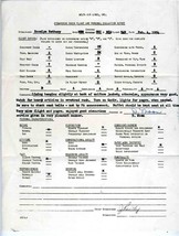 Delta Air Line Stewardess Check Flight and Personal Evaluation Report 1954 - £50.77 GBP