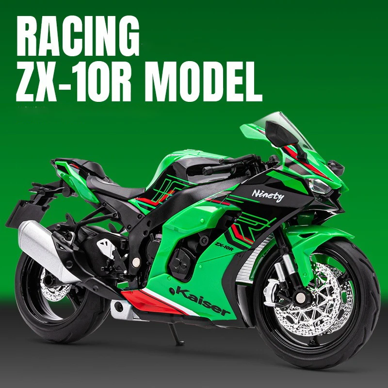 1:12 Kawasaki Ninja ZX10R Alloy Die Cast Motorcycle Model Collection Sou... - £17.97 GBP