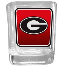 Georgia Bulldogs Shot Glass Square NCAA College Souvenir Fan Gear Team Logo - $39.99