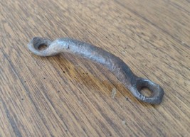1800s Hand Forged Blacksmith Cabinet Door Handle SMALL New England Farm Salvage - £6.85 GBP
