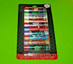 Marvel Flavored Lip Balms set 10 Pieces New/ Sealed - £8.95 GBP