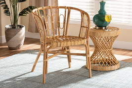 Haversham Natural Finished Rattan Dining Chair - $250.00