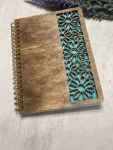 Daisy Cut Out Floral Wooden Covered Notebook/Journal - £18.92 GBP