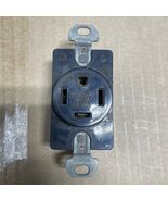 Receptacle, Single, 20A, 14-20R, 125/250V, Black  NEMA 1420R Black, 3 Po... - $817.23 MXN