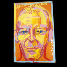 Steve Keene Painting Rolling Stone Head of Amazon 2019 - £209.25 GBP