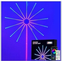 Firework LED Strip Lights RGB Dream Color Music Sync w/ Remote &amp; App Con... - $270.66 MXN