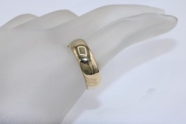 Solid 14K Yellow Gold Comfort fit Wide 6mm Plain Wedding Band Ring -Size 8- - $758.69 CAD