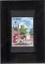 Framed Stamp Art - Mickey and Minnie Visit Seagull Monument, Utah - $8.78