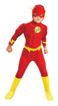 Rubie&#39;s DC Comics Deluxe Muscle Chest The Flash Costume, Toddler - £104.83 GBP