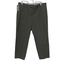 Dockers Pants Mens 40 X30 Khakis Olive Green Wrinkle Free Flat Front Rel... - £18.55 GBP