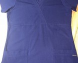 Jockey Womens Scrub Top Size Medium In Navy  Collar With V-Neck - $14.99