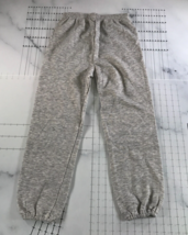 Vintage Boys Sweatpants Boys Large Heather Grey Elastic Waistband Acrylic Blend - $24.74