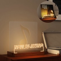 Yuandian Now Playing Vinyl Stand, Light Up Now Spinning Record Stand, Wo... - $44.99