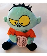 Gemmy Zombie Plush Animated Orange Blue  Monster Stuffed Animal 12in - £15.24 GBP