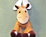 PRECIOUS MOMENTS TENDER TAILS MOOSE 12&quot; Plush Stuffed Animal Sticky Hand... - £12.95 GBP