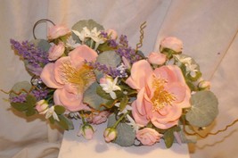 PartyLite Rose Blossom Floral Pair Party Lite -m - £12.78 GBP