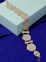 Gold Tone Kundan Bridal Head Chain For Women Jewelry Set - £18.88 GBP