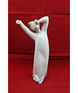 Lladro Spain 4870 Boy Yawning Porcelain Figure Figurine Matte Finish Ret... - £37.05 GBP