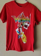 Vintage VOLTRON Red Tee T-Shirt  Short Sleeve 100% Cotton Mens size Medi... - £19.50 GBP