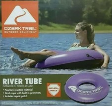 Ozark Trail Inflatable River Lake Pool, Rafting Water Tube Float Purple NEW - $13.86