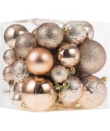 Christmas Ornaments for Xmas Trees,Champagne Shatterproof Christmas Ball... - $18.99