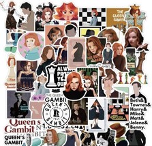 50 PCS The Queen&#39;s Gambit TV Show Stickers Car Decal Laptop Binder Free Shipping - £6.62 GBP