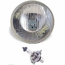 Octane Lighting 7&quot; Motorcycle 6V Semi Sealed Headlight Headlamp Halogen Light Bu - £27.65 GBP