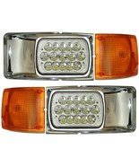 1995-2004 International 3800 4700 4800 LED HEADLIGHTS WITH CORNER LAMP B... - £202.40 GBP